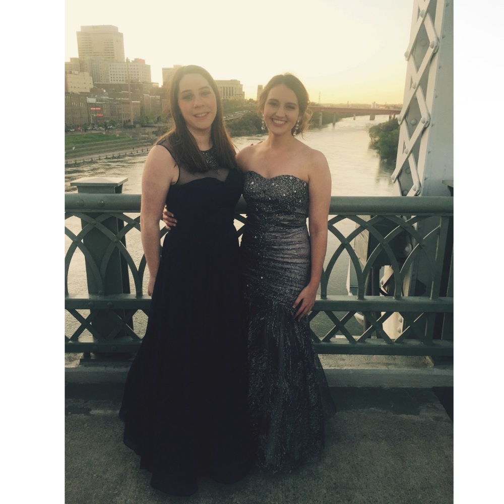 Size 12 Navy Blue Prom / Formal dress